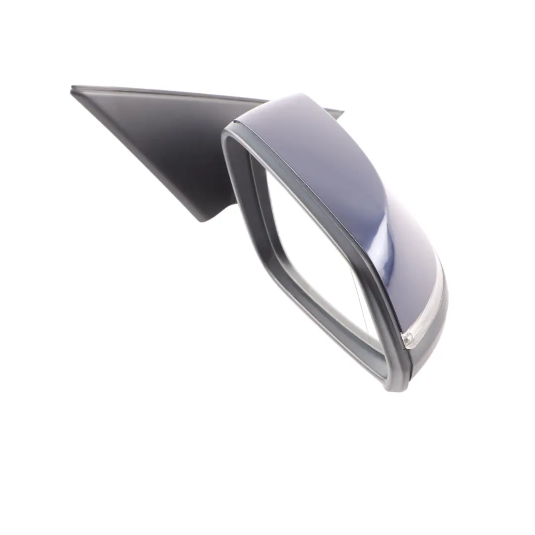 BMW 5 Series F10 F11 Heated Right Wing Mirror O/S Tanzanite Blue Metallic X10 - SKU rhd-7350642-TAN - Part number 7350642