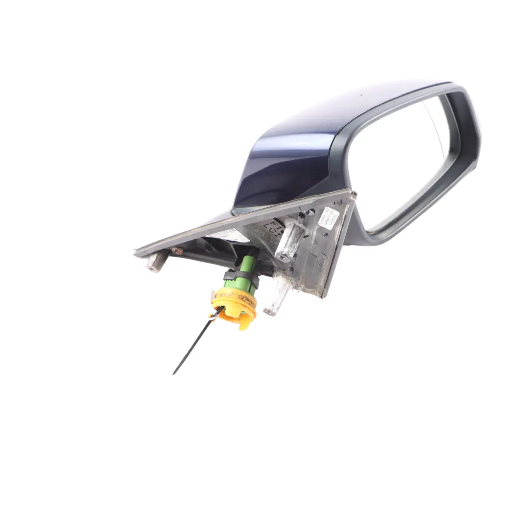 BMW 5 Series F10 F11 Heated Right Wing Mirror O/S Tanzanite Blue Metallic X10 - SKU rhd-7350642-TAN - Part number 7350642