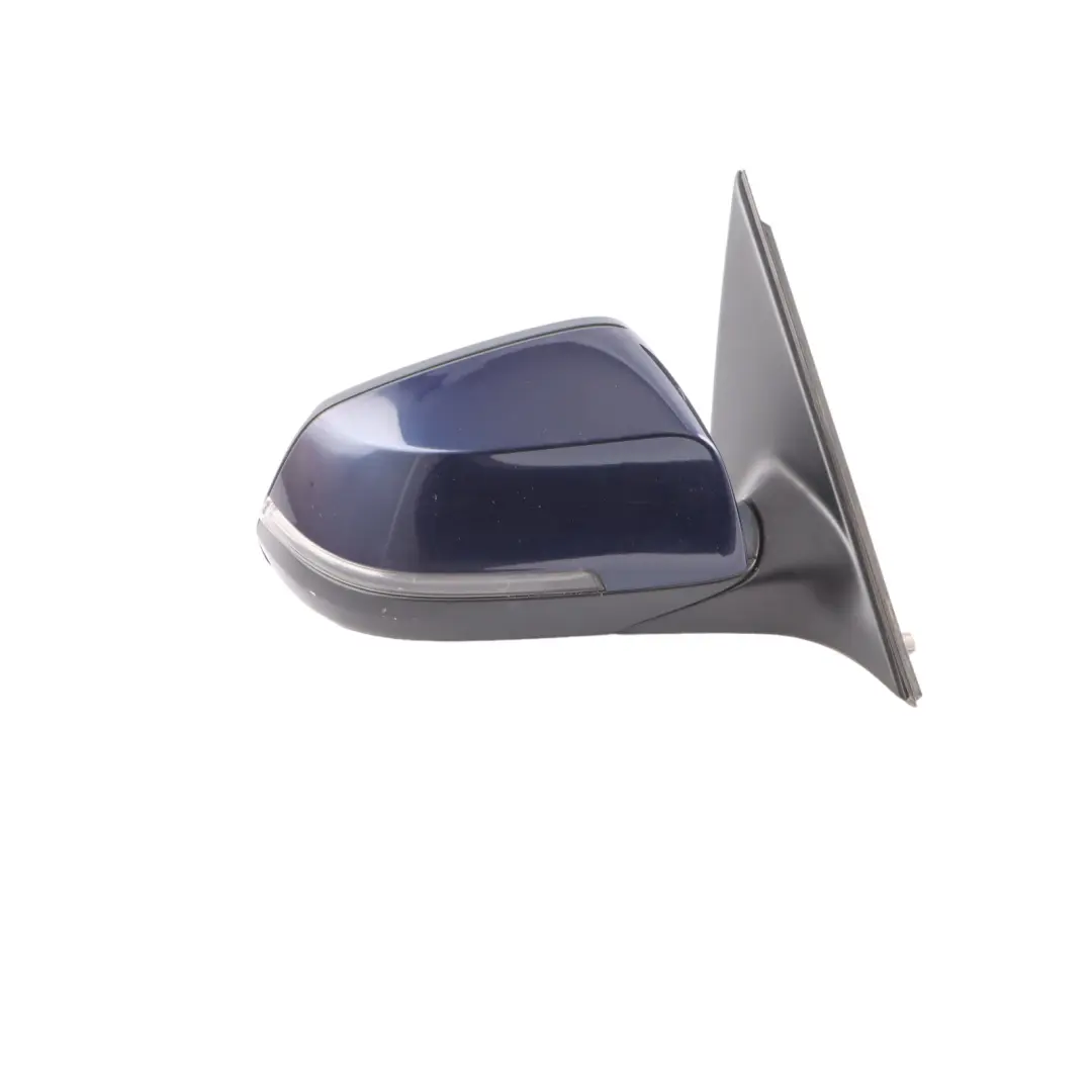 BMW 5 Series F10 F11 Heated Right Wing Mirror O/S Tanzanite Blue Metallic X10 - SKU rhd-7350642-TAN - Part number 7350642