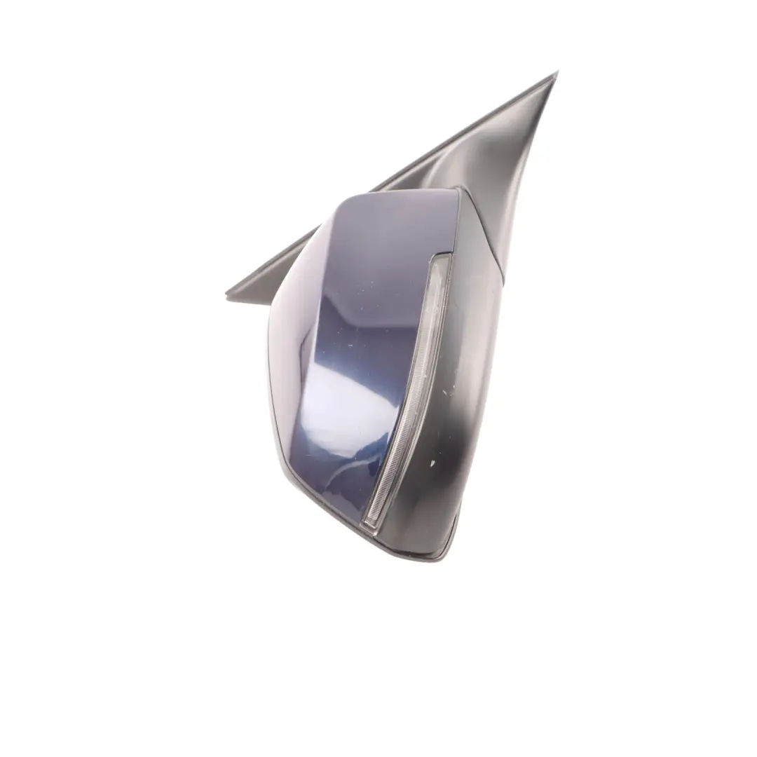 BMW 5 Series F10 F11 Heated Right Wing Mirror O/S Tanzanite Blue Metallic X10 - SKU rhd-7350642-TAN - Part number 7350642