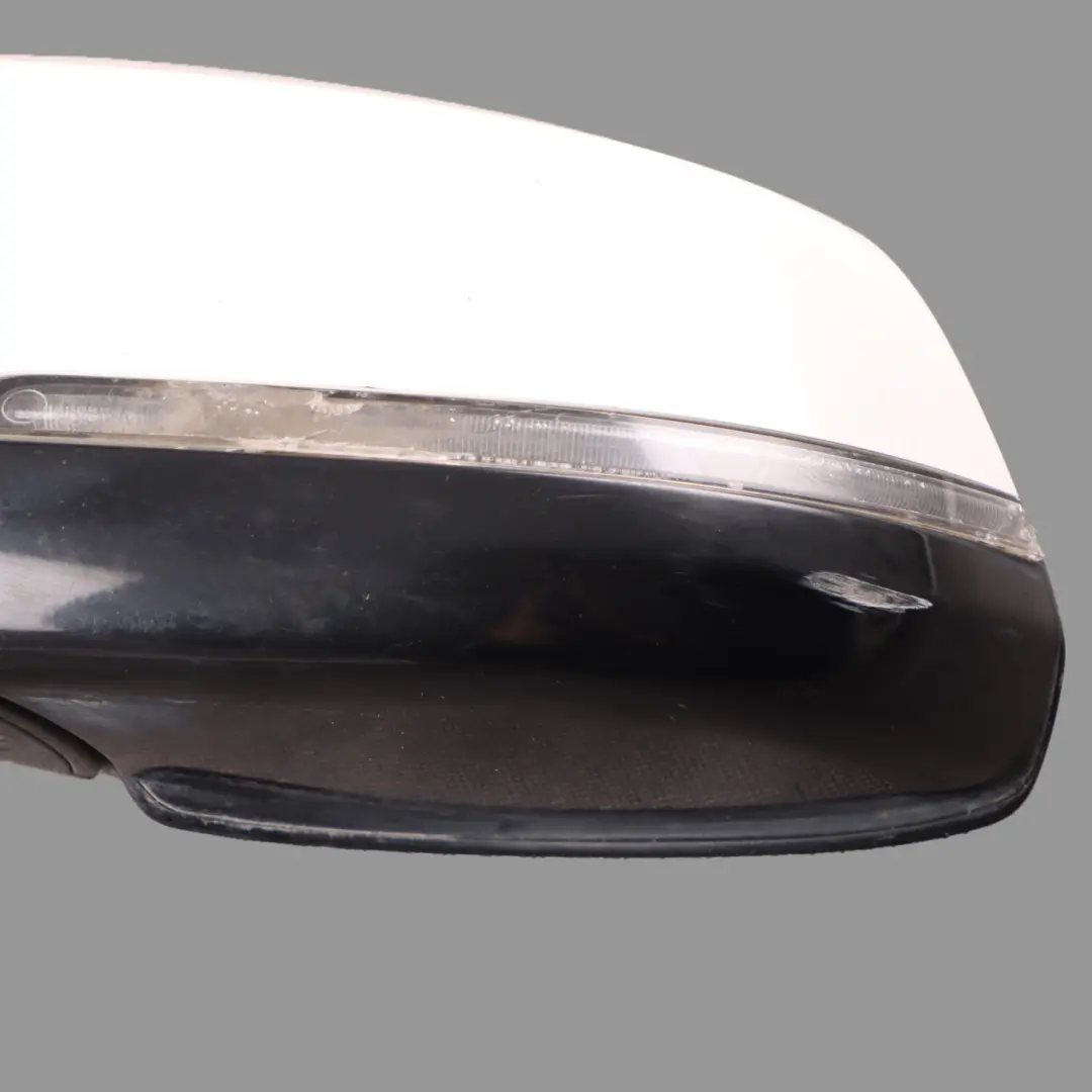 Wing Mirror BMW F10 F11 LCI Outside Door Left N/S Alpinweiss Alpine White - 300 - SKU rhd-7350645-AW - Part number 7350645