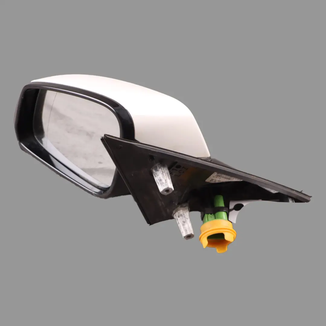  Wing Mirror BMW F10 F11 LCI Outside Door Left N/S Alpinweiss Alpine White - 300 - SKU rhd-7350645-AW - Part number 7350645