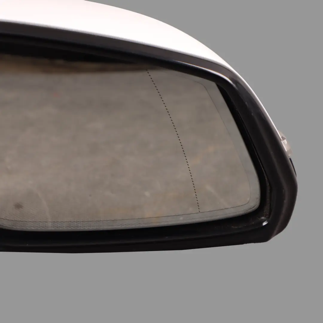  Wing Mirror BMW F10 F11 LCI Heated Right O/S Door Shadow Line Alpine White - 300 - SKU rhd-7350690-AW - Part number 7350690
