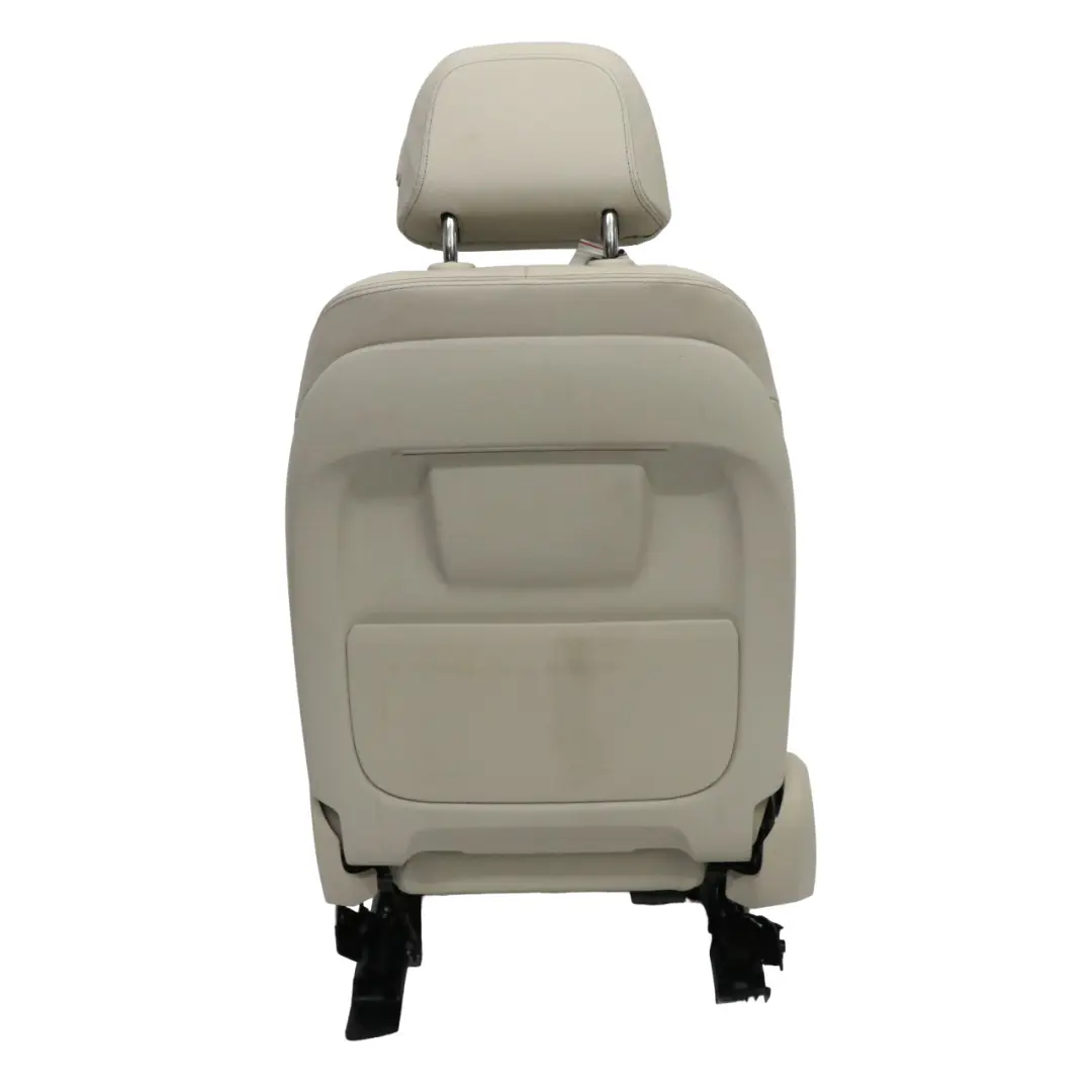 BMW F15 F16 Front Right O/S Sport Seat Leather Elfenbein Weiss Heated Memory - SKU rhd-7411450-1 - Part number 7411450