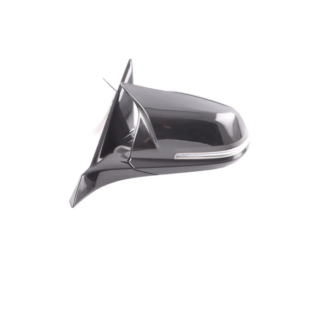 BMW F20 LCI Wing Mirror Cover Heated Door Left N/S Outside 5 Pin Black - SKU rhd-7459059-BLK1 - Part number 7459059