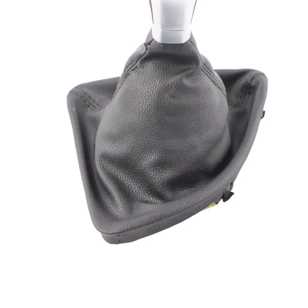 BMW E81 E82 E87 Shift Gear Knob With Cover Leather Chrome Ring - SKU rhd-7595327-1 - Part number 7595327