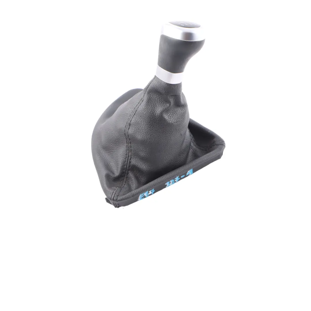 BMW E81 E82 E87 Shift Gear Knob With Cover Leather Chrome Ring - SKU rhd-7595327-1 - Part number 7595327