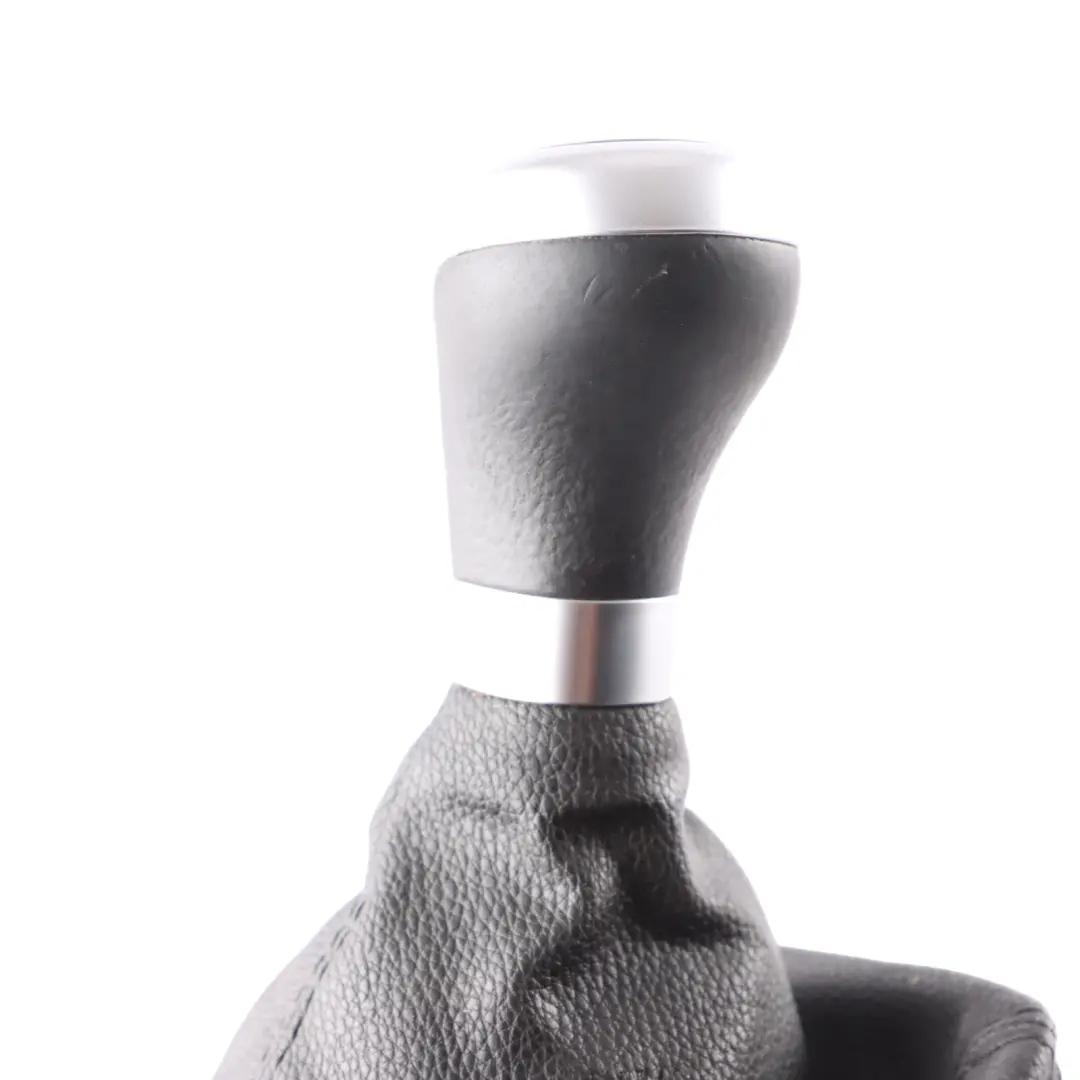 Shift Gear Knob With Cover Leather Chrome Ring to BMW E81 E82 E87 with Part number 7595327 BMW E81 E82 E87 Shift Gear Knob With Cover Leather Chrome Ring - SKU rhd-7595327-1 - Part number 7595327