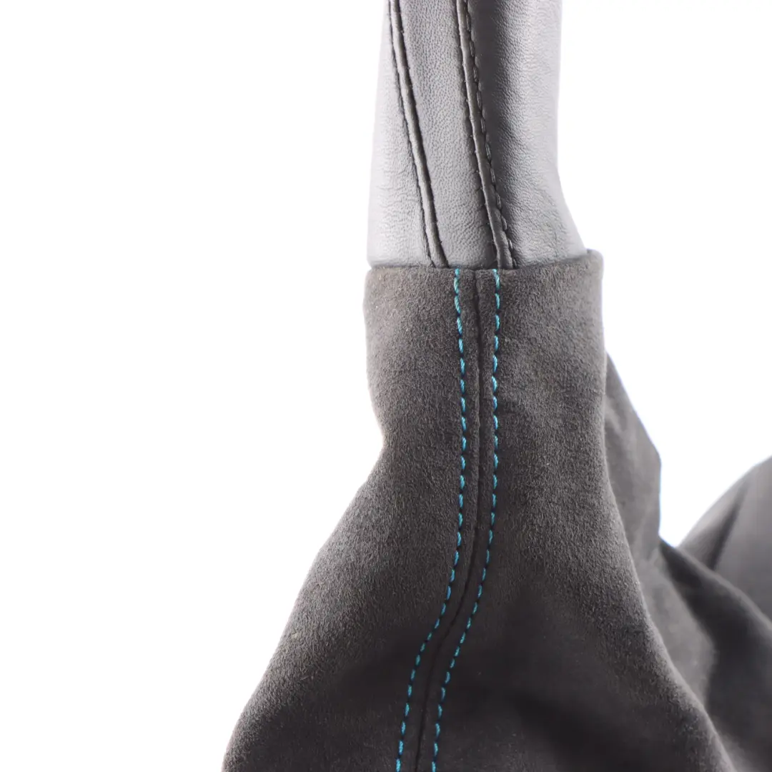 Handbrake Lever Cover Part Gaiter Black Alcantara to BMW F87 M2 with Part number 7854342 BMW F87 M2 Handbrake Lever Cover Part Gaiter Black Alcantara - SKU rhd-7854342 - Part number 7854342