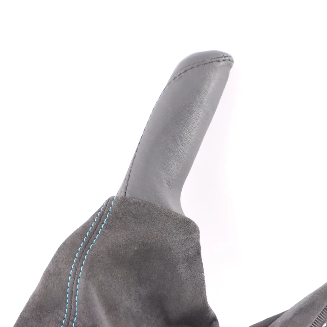 Handbrake Lever Cover Part Gaiter Black Alcantara to BMW F87 M2 with Part number 7854342 BMW F87 M2 Handbrake Lever Cover Part Gaiter Black Alcantara - SKU rhd-7854342 - Part number 7854342