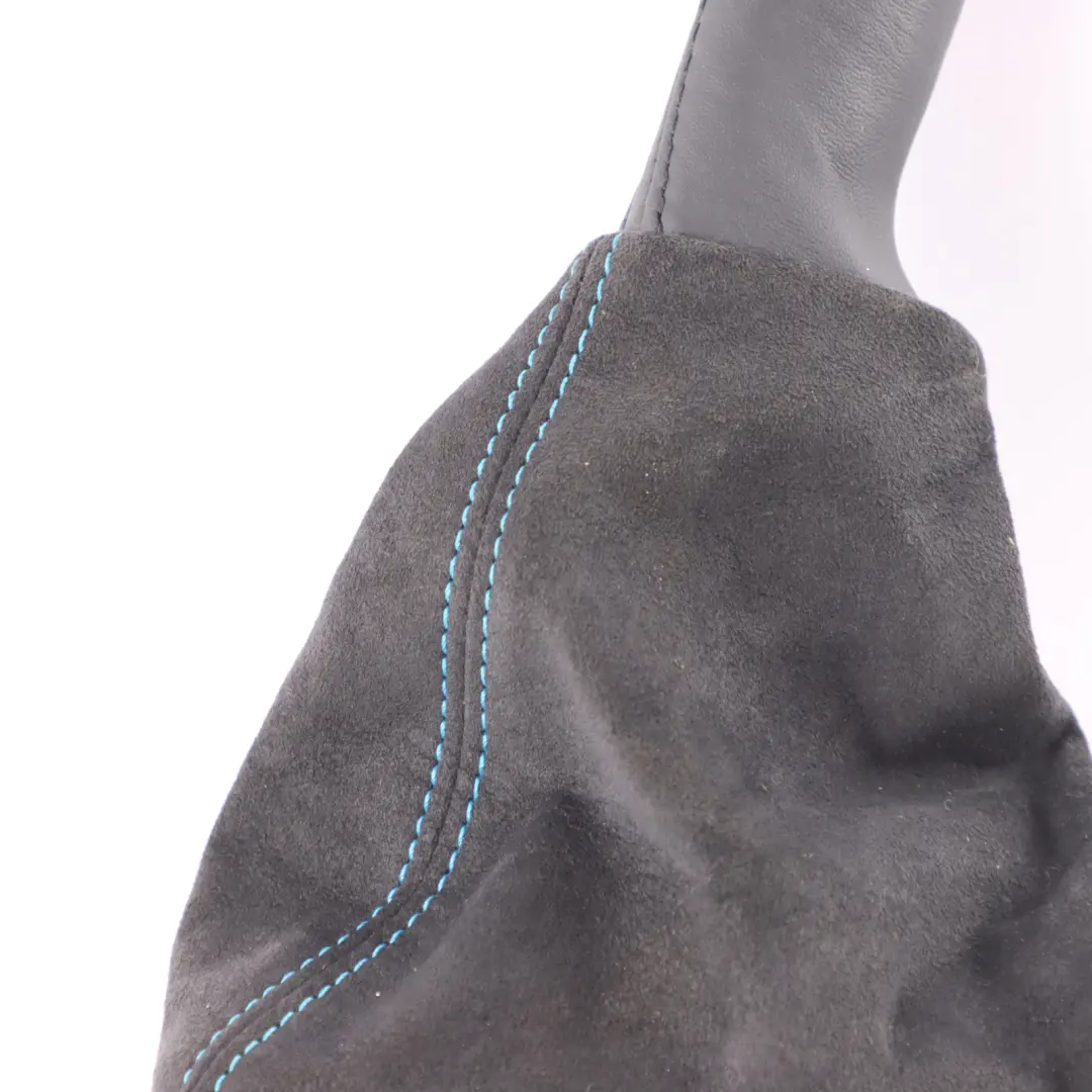 Handbrake Lever Cover Part Gaiter Black Alcantara to BMW F87 M2 with Part number 7854342 BMW F87 M2 Handbrake Lever Cover Part Gaiter Black Alcantara - SKU rhd-7854342 - Part number 7854342