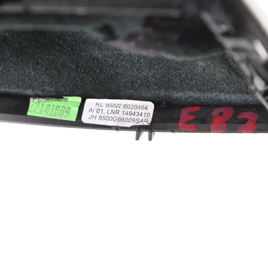 Lever Cover Auto Automatic Leather Black to BMW E81 E82 E87 E88 with Part number 8036494 BMW E81 E82 E87 E88 Lever Cover Auto Automatic Leather Black - SKU rhd-8036494 - Part number 8036494