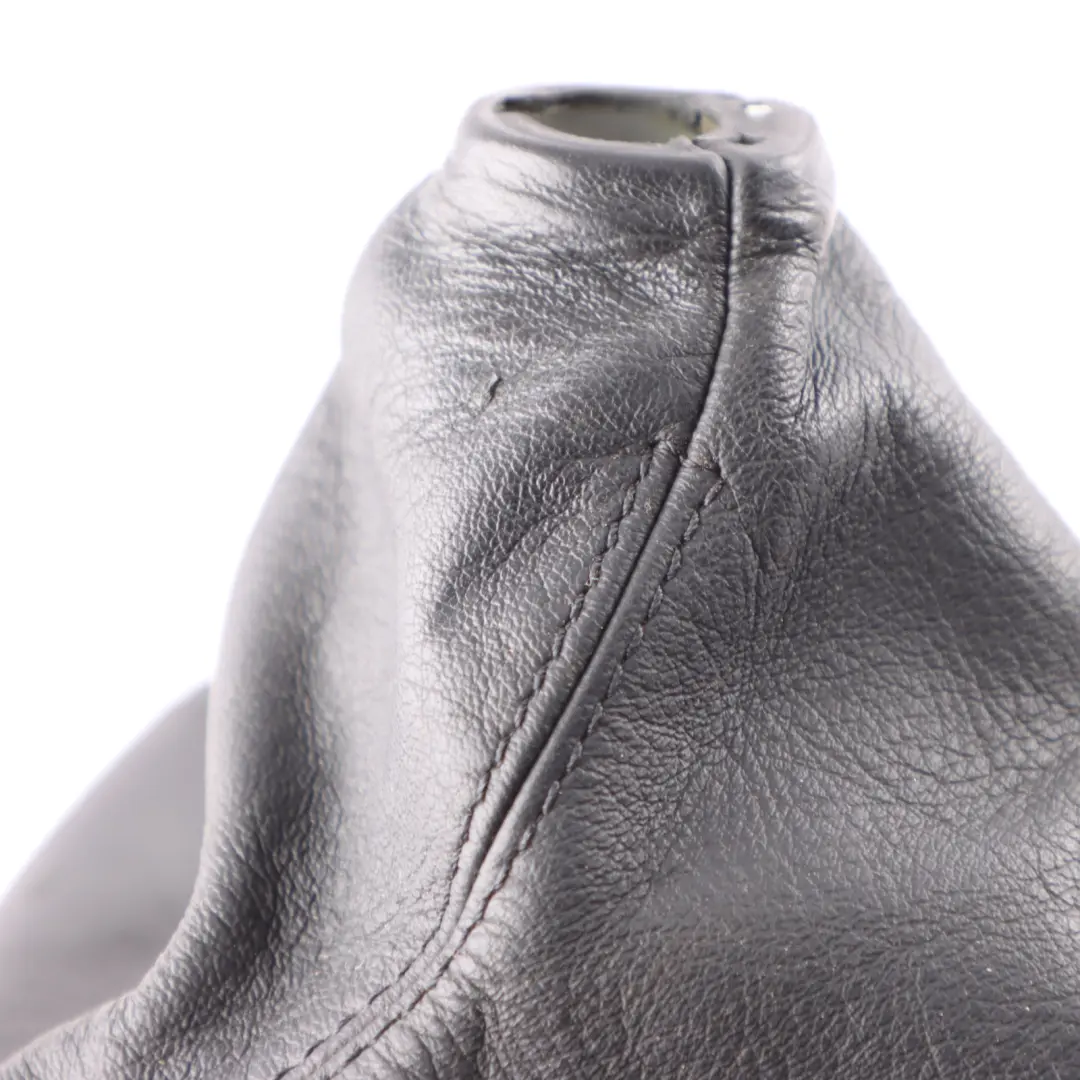 Knob Gaiter BMW E81 E82 E88 E87 LCI Cover Leather Black to Gear with Part number 8037305 Gear Knob Gaiter BMW E81 E82 E88 E87 LCI Cover Leather Black - SKU rhd-8037305-5 - Part number 8037305