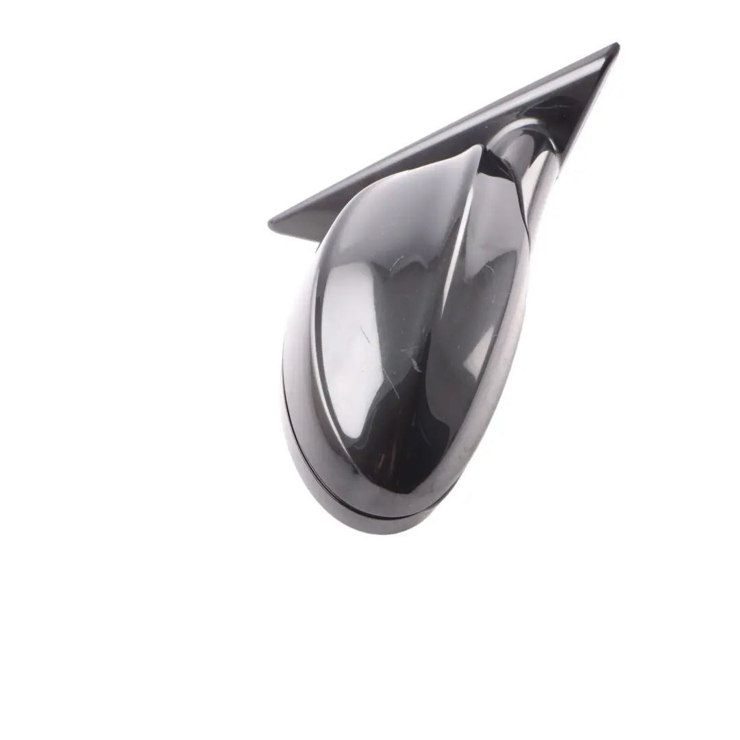 BMW 3 Series E90 M Sport Shadow Line Heated Right Wing Mirror O/S Black Sapphire - SKU rhd-8046428-BS - Part number 8046428