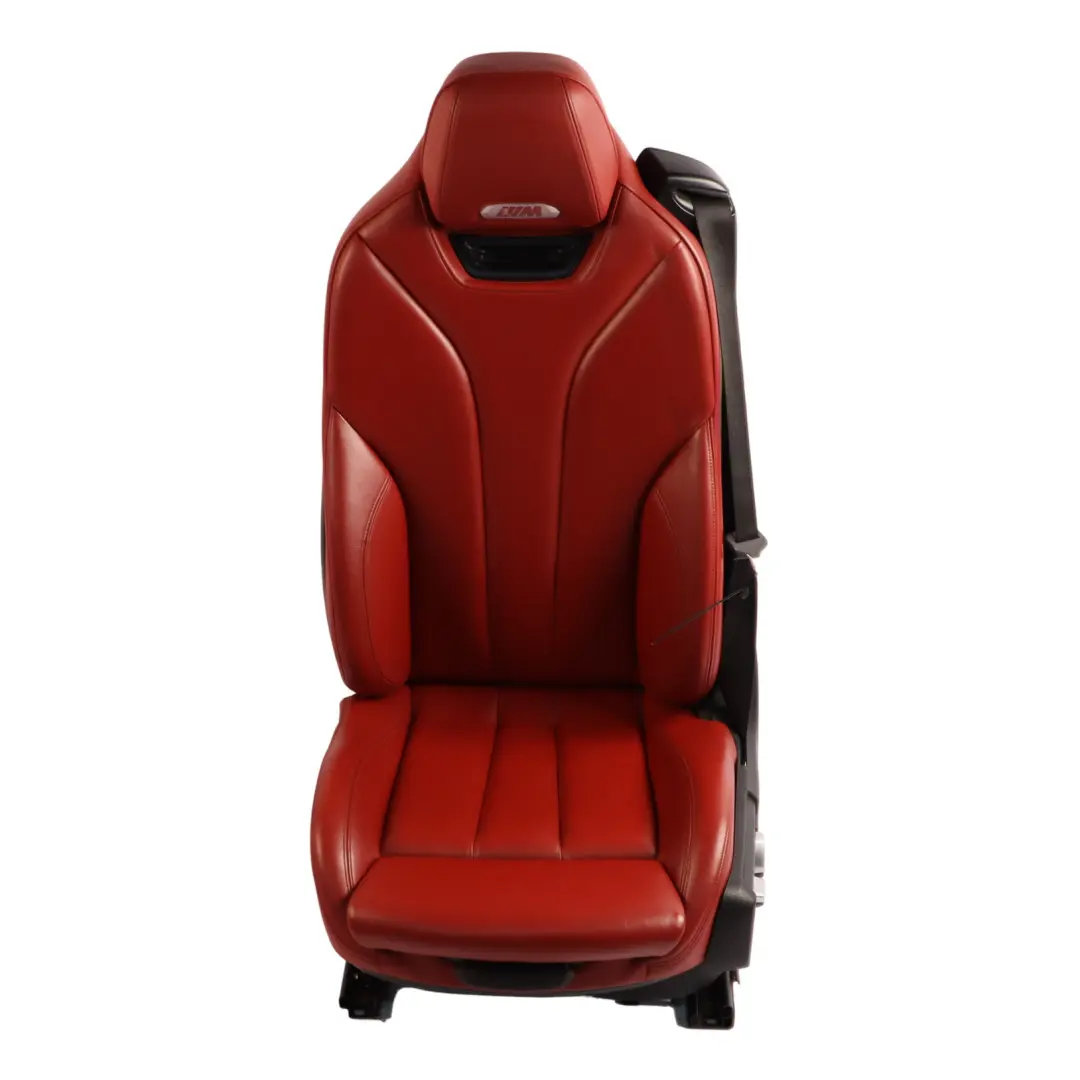 Leather Seat BMW F83 M4 M Sport Heated Front Left N/S Memory Sakhir Orange to with Part number 8058349 Leather Seat BMW F83 M4 M Sport Heated Front Left N/S Memory Sakhir Orange - SKU rhd-8058349-1 - Part number 8058349