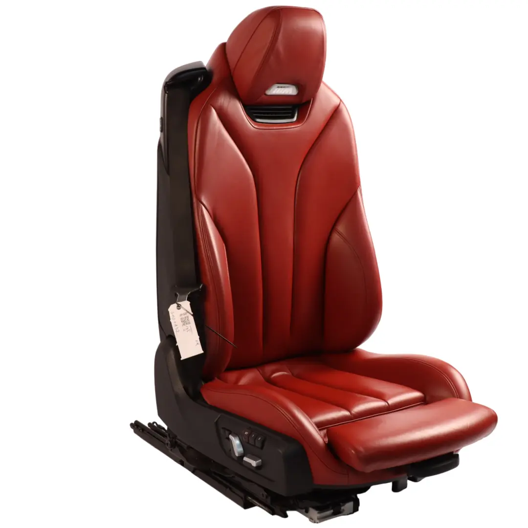  Leather Seat BMW F83 M4 M Sport Heated Front Right O/S Memory Sakhir Orange - SKU rhd-8058350-2 - Part number 8058350