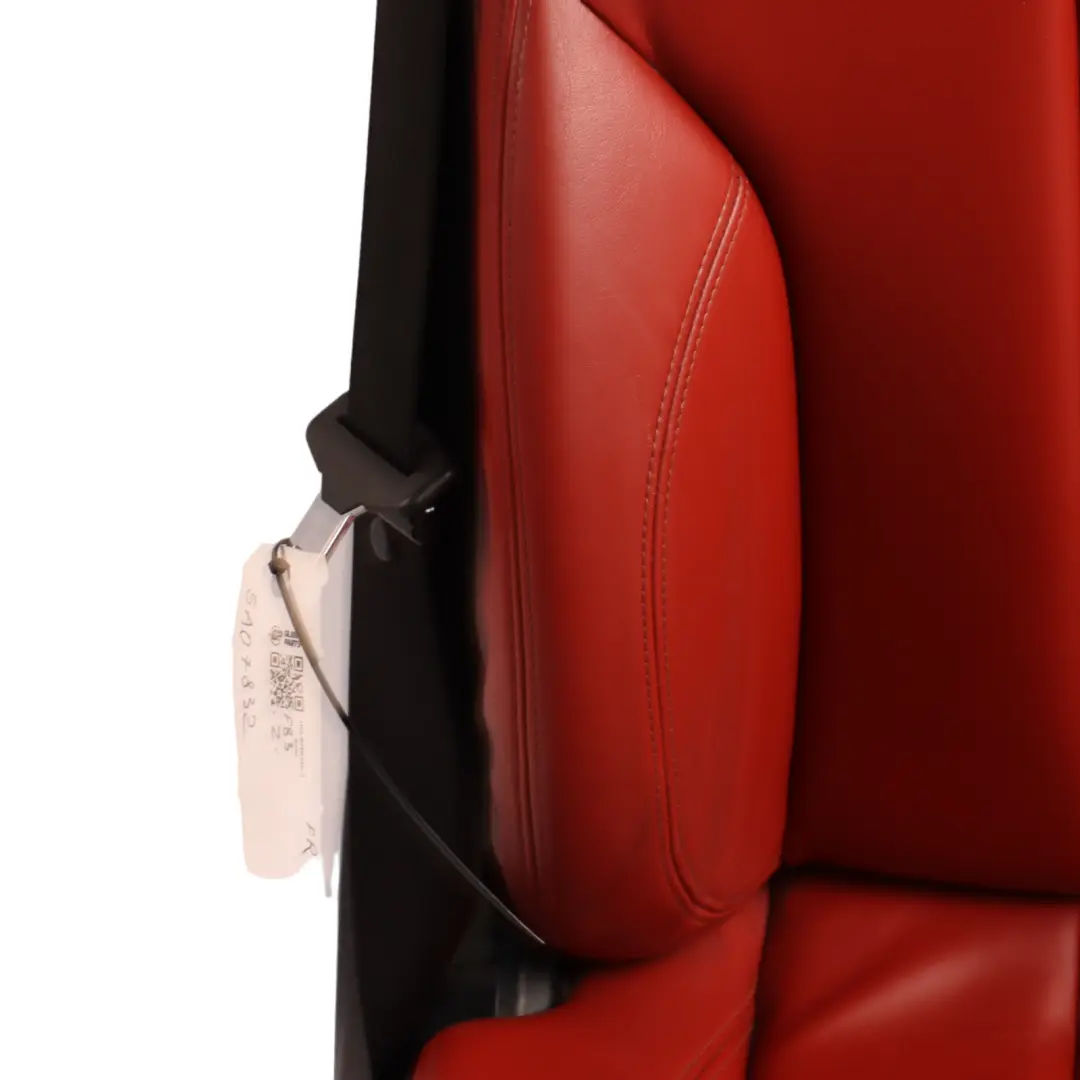  Leather Seat BMW F83 M4 M Sport Heated Front Right O/S Memory Sakhir Orange - SKU rhd-8058350-2 - Part number 8058350