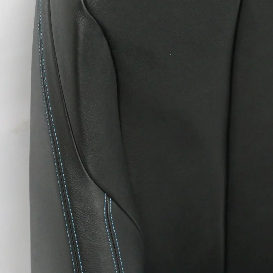 Front Seat Left N/S Heated Memory Leather Dakota Black Contrast Blue to BMW F87 M2 with Part number 8070719 BMW F87 M2 Front Seat Left N/S Heated Memory Leather Dakota Black Contrast Blue - SKU rhd-8070719-2 - Part number 8070719