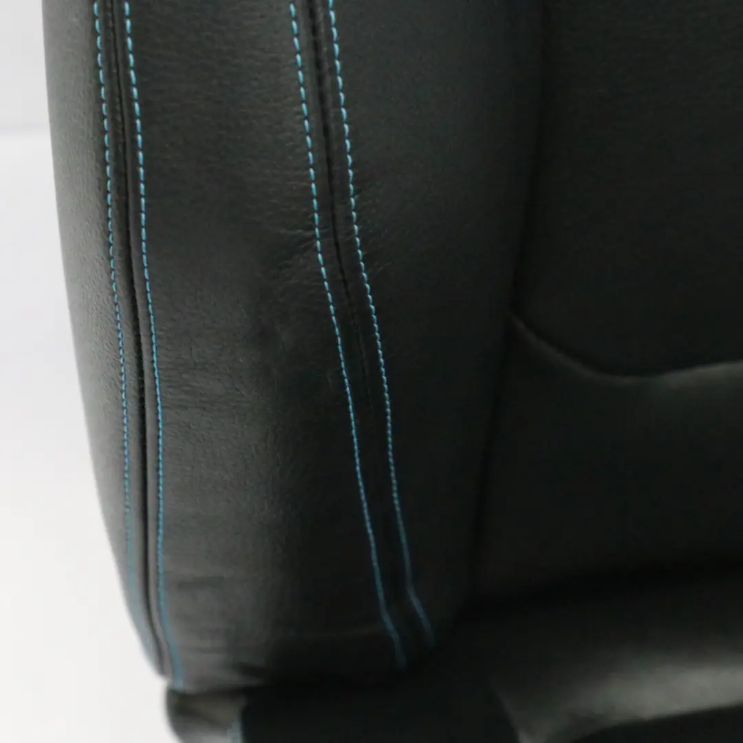 BMW F87 M2 Front Seat Left N/S Heated Memory Leather Dakota Black Contrast Blue - SKU rhd-8070719-2 - Part number 8070719