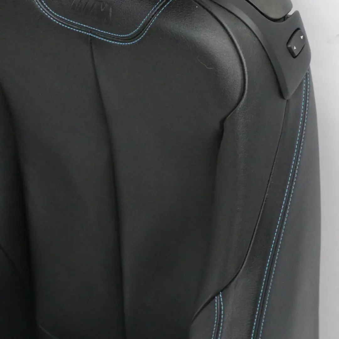 Front Seat Left N/S Heated Memory Leather Dakota Black Contrast Blue to BMW F87 M2 with Part number 8070719 BMW F87 M2 Front Seat Left N/S Heated Memory Leather Dakota Black Contrast Blue - SKU rhd-8070719-2 - Part number 8070719