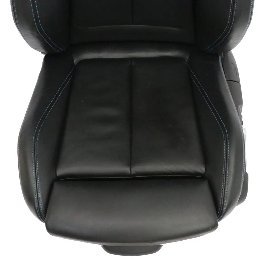 Front Seat Left N/S Heated Memory Leather Dakota Black Contrast Blue to BMW F87 M2 with Part number 8070719 BMW F87 M2 Front Seat Left N/S Heated Memory Leather Dakota Black Contrast Blue - SKU rhd-8070719-2 - Part number 8070719