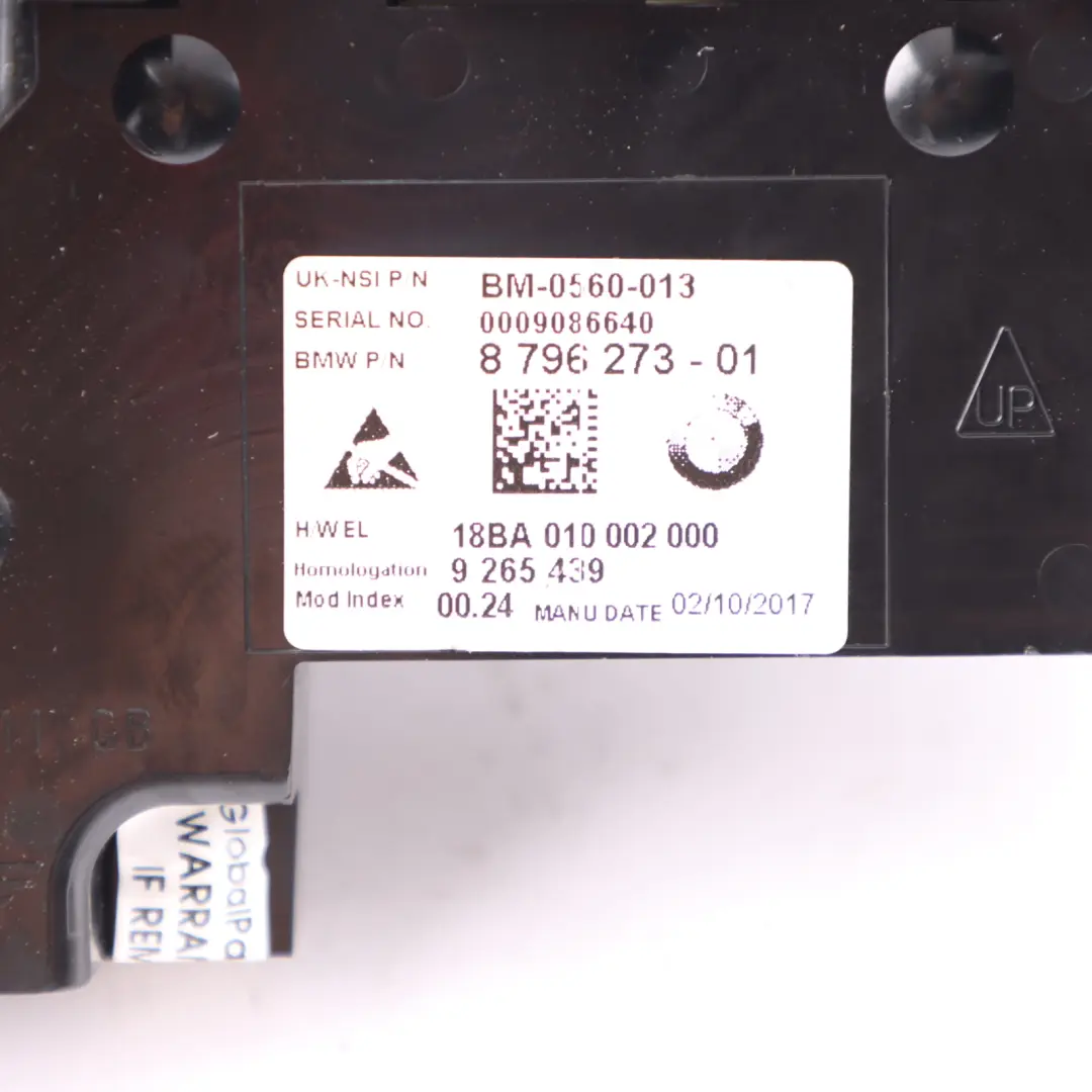 Speedometer Speedo Clock Instrument Cluster to Mini F54 F56 F57 Petrol with Part number 8796273 Mini F54 F56 F57 Petrol Speedometer Speedo Clock Instrument Cluster - SKU rhd-8796273 - Part number 8796273