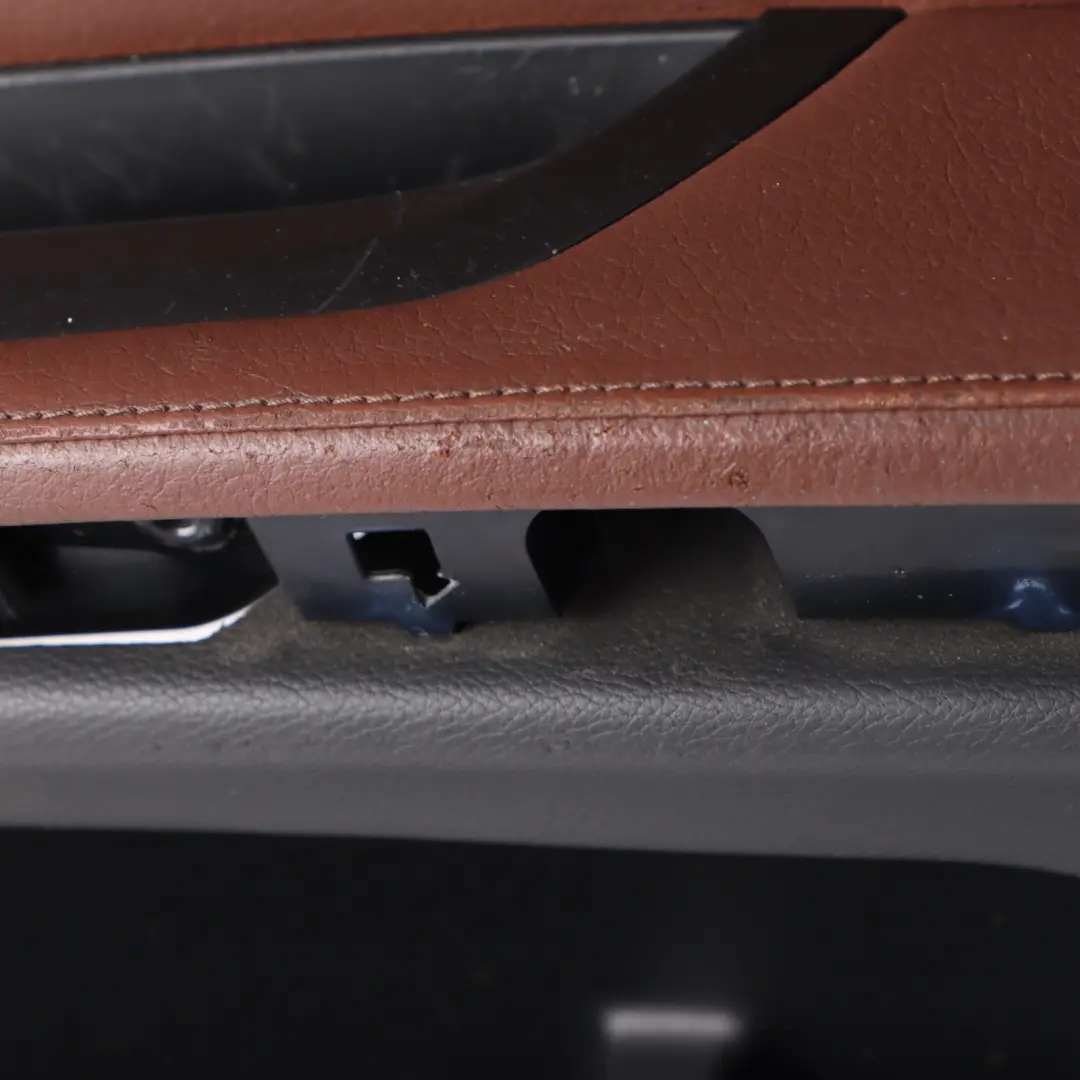 BMW 3 E90 E91 Front Right O/S Door Card Trim Panel Leather Dakota Terra - SKU rhd-9154214 - Part number 9154214