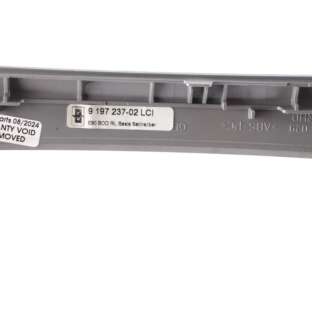BMW E90 E91 E92 LCI Cover Centre Console Trim Ashtray Gear Surround Satin Silver - SKU rhd-9197237-2 - Part number 9197237