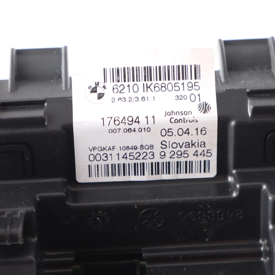 Instrument Cluster Speedo Clocks Meter MPH Manual to BMW F20 LCI Petrol with Part number 9295445 BMW F20 LCI Petrol Instrument Cluster Speedo Clocks Meter MPH Manual - SKU rhd-9295445-3 - Part number 9295445