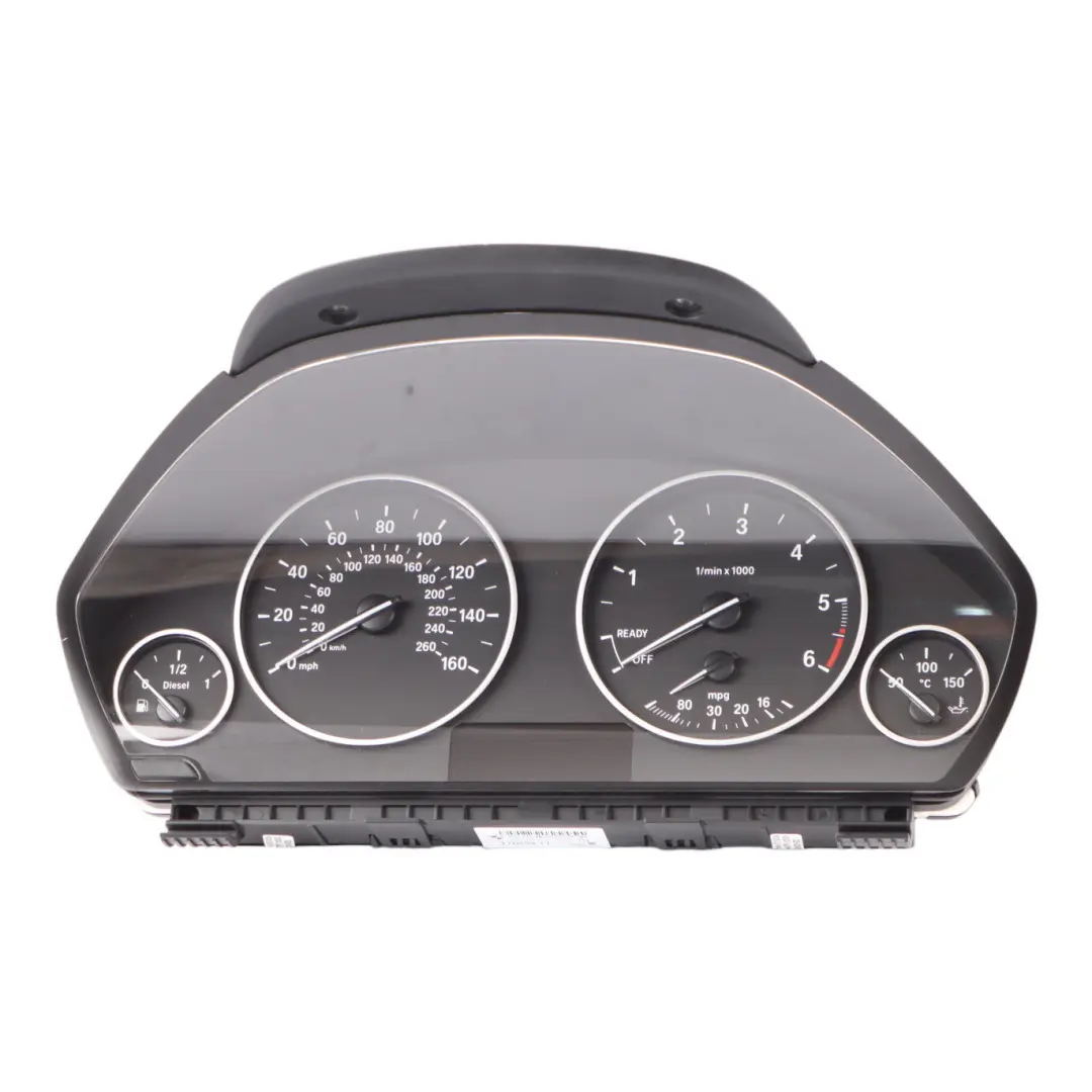 BMW 3 4 Series F30 F31 F32 Instrument Cluster Speedo Clocks MPH Manual - SKU rhd-9350138 - Part number 9350138