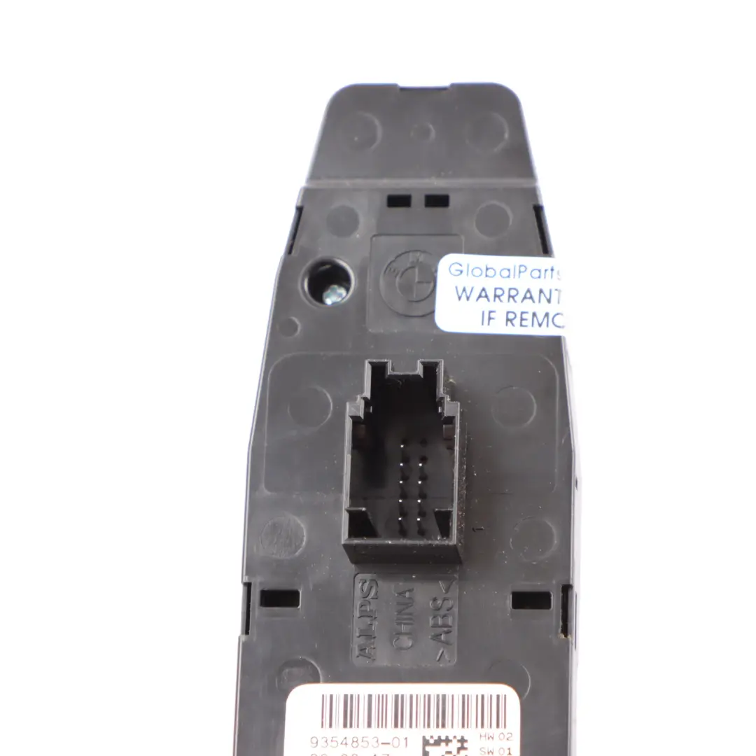 Window Lifter Switch Driver's Side Right O/S Door to Mini Cooper F56 with Part number 9354853 Mini Cooper F56 Window Lifter Switch Driver's Side Right O/S Door - SKU rhd-9354853-1 - Part number 9354853
