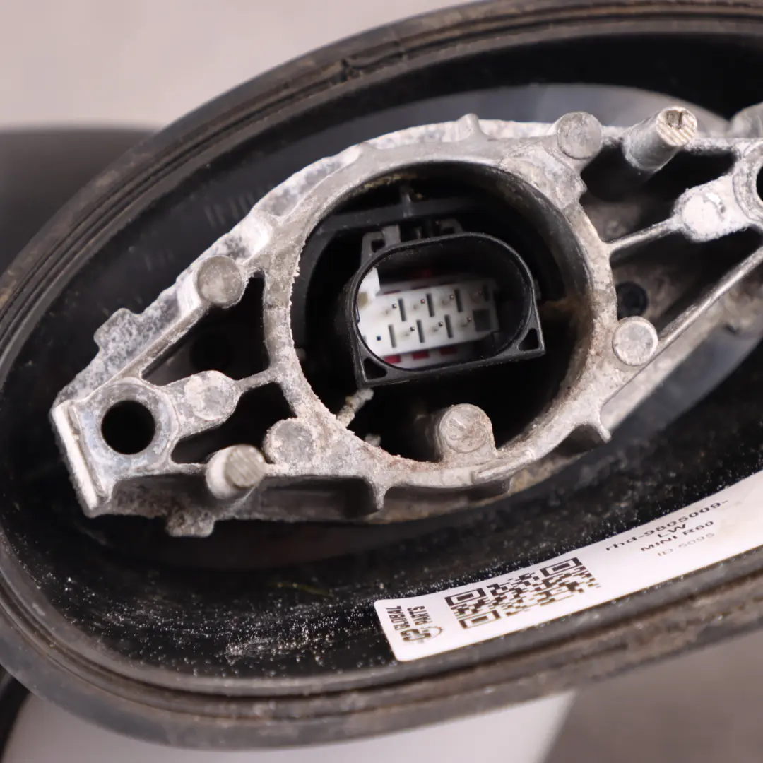 Heated Power Fold Left N/S Door Wing Mirror Light White - B15 to BMW Mini R60 R61 with Part number 9805009 BMW Mini R60 R61 Heated Power Fold Left N/S Door Wing Mirror Light White - B15 - SKU rhd-9805009-LW - Part number 9805009