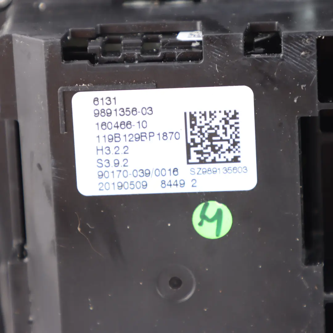 Gearshift Selector Switch to Gear Shifter BMW G20 G21 Z4 G29 Automatic with Part number 9891356 Gear Shifter BMW G20 G21 Z4 G29 Automatic Gearshift Selector Switch - SKU rhd-9891356-1 - Part number 9891356