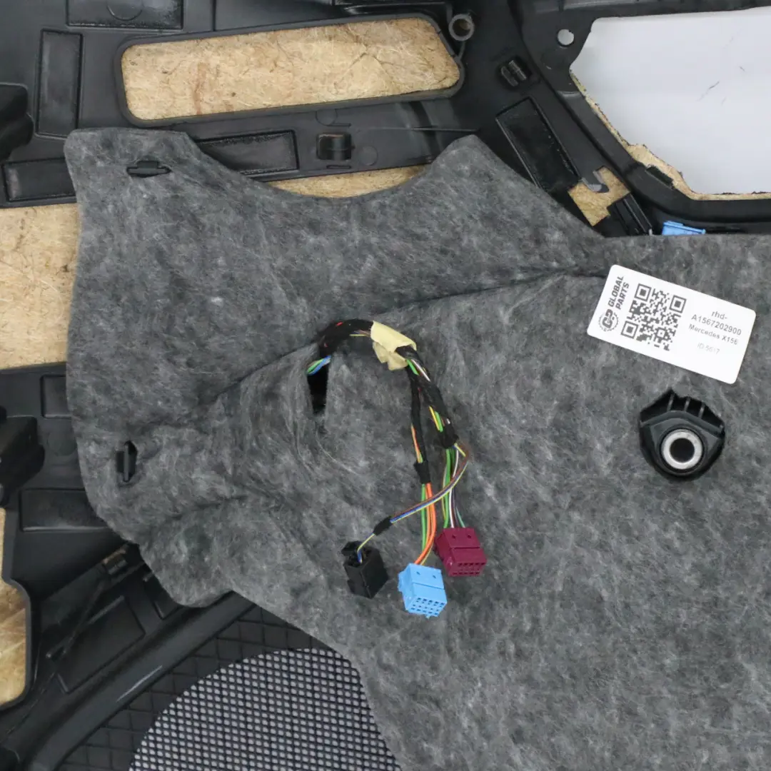 Door Card Front Left N/S Trim Panel Cover Lining Black to Mercedes GLA X156 with Part number A1567202900 Mercedes GLA X156 Door Card Front Left N/S Trim Panel Cover Lining Black - SKU rhd-A1567202900 - Part number A1567202900