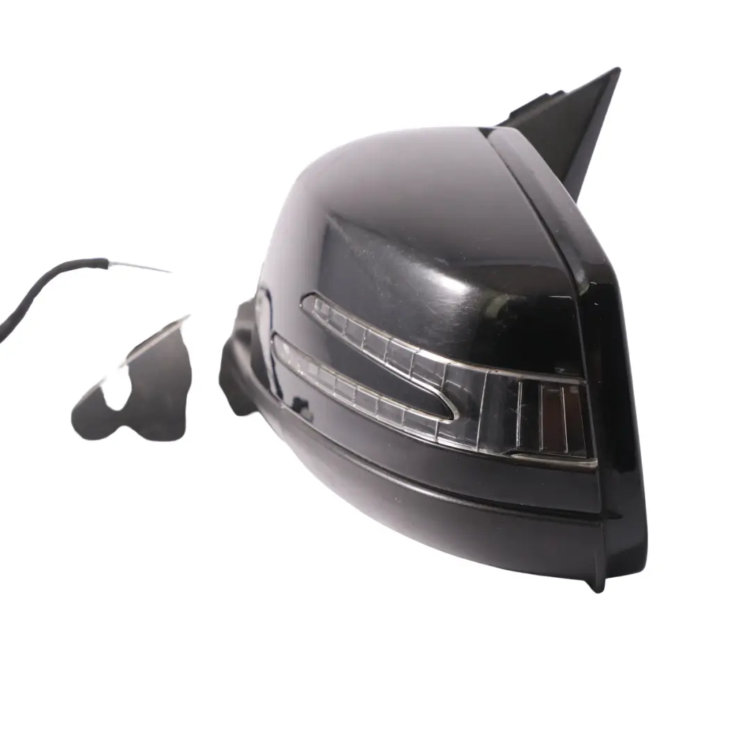 Mercedes X156 Wing Mirror Door Left N/S Outside Kosmos Black 191 - SKU rhd-A1568100376-KB - Part number A1568100376