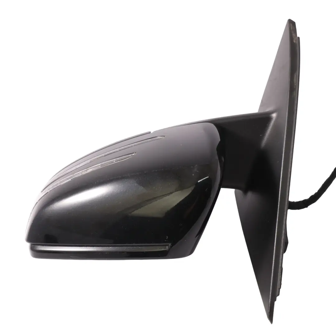 Wing Mirror Door Left N/S Outside Kosmos Black 191 to Mercedes X156 with Part number A1568100376 Mercedes X156 Wing Mirror Door Left N/S Outside Kosmos Black 191 - SKU rhd-A1568100376-KB - Part number A1568100376