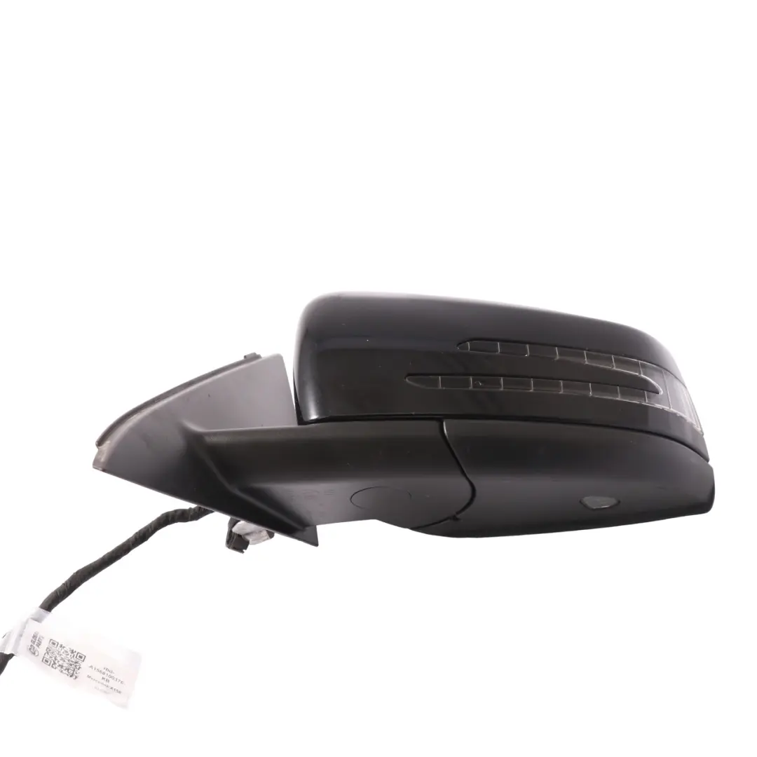 Mercedes X156 Wing Mirror Door Left N/S Outside Kosmos Black 191 - SKU rhd-A1568100376-KB - Part number A1568100376