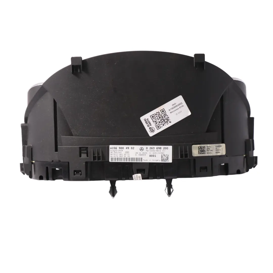 Speedo Diesel Automatic Clock Cluster Instrument to Mercedes X156 with Part number A1569004902 Mercedes X156 Speedo Diesel Automatic Clock Cluster Instrument - SKU rhd-A1569004902 - Part number A1569004902