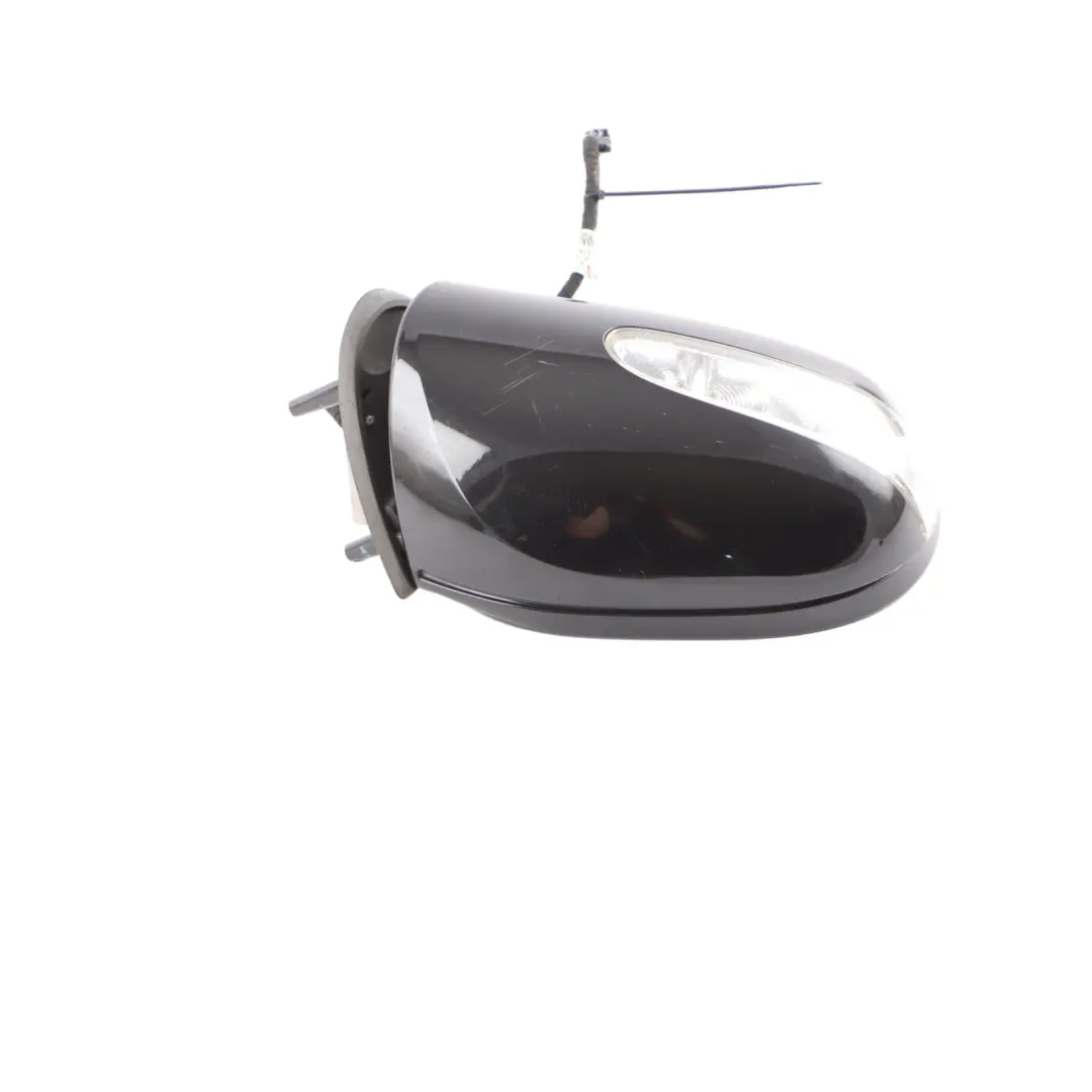 Mercedes ML W164 Wing Mirror Right O/S Power Fold Obsidian Black Metallic - 197 - SKU rhd-A1648100693-OB - Part number A1648100693