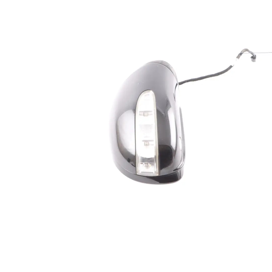 Mercedes ML W164 Wing Mirror Right O/S Power Fold Obsidian Black Metallic - 197 - SKU rhd-A1648100693-OB - Part number A1648100693