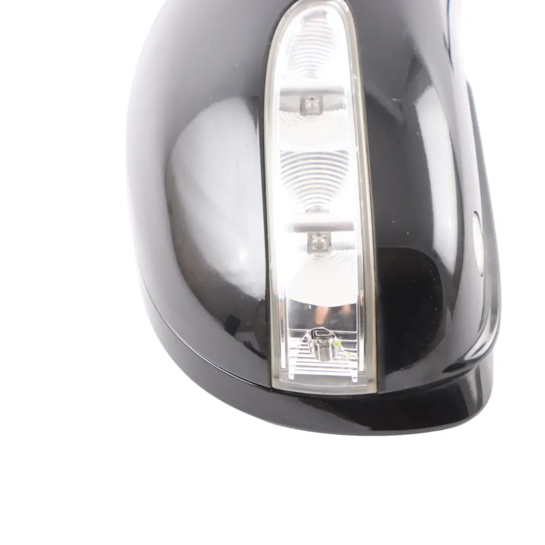 Mercedes ML W164 Wing Mirror Right O/S Power Fold Obsidian Black Metallic - 197 - SKU rhd-A1648100693-OB - Part number A1648100693