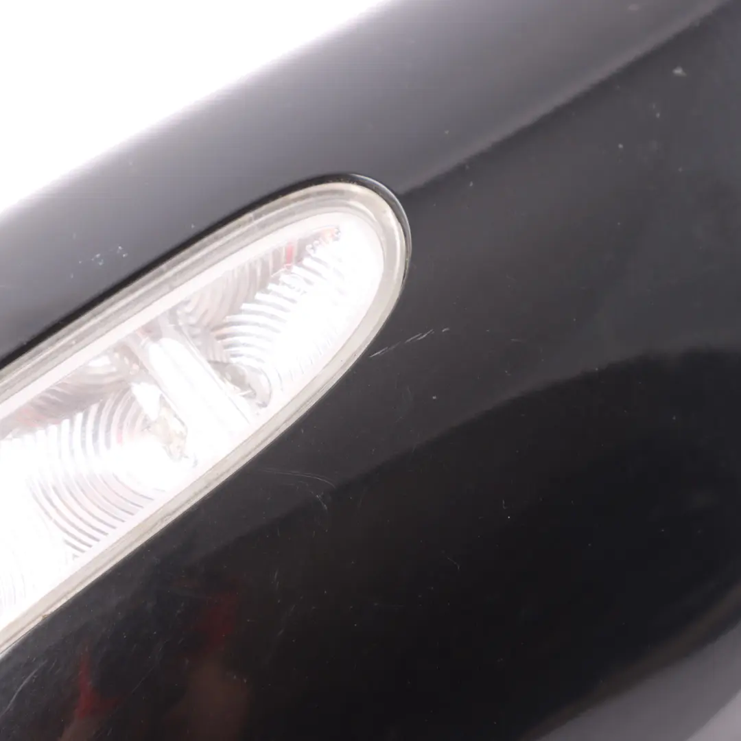Mercedes ML W164 Wing Mirror Left N/S Power Fold Obsidian Black Metallic - 197 - SKU rhd-A1648101193-OB - Part number A1648101193