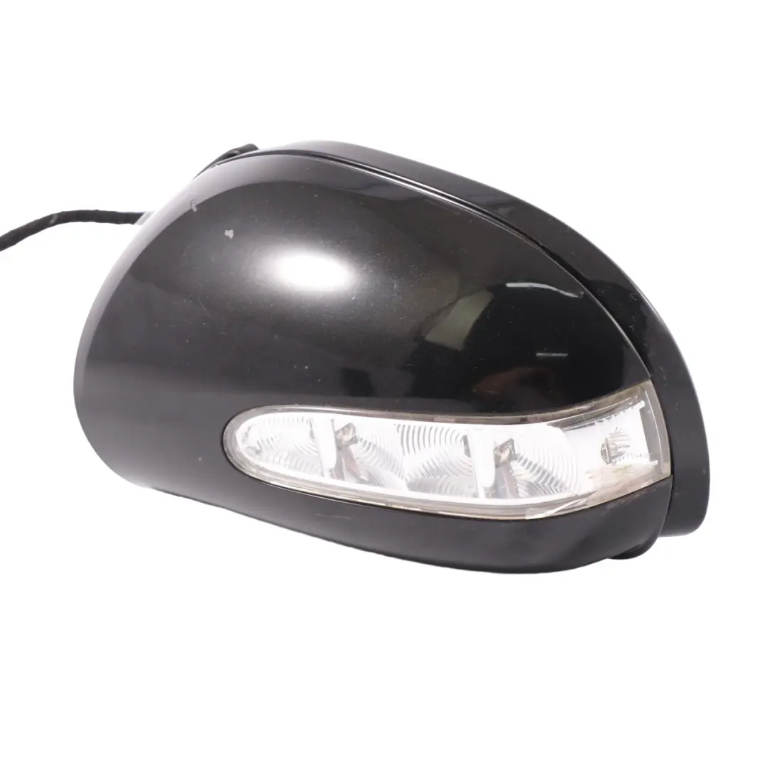 Wing Mirror Left N/S Power Fold Obsidian Black Metallic - 197 to Mercedes ML W164 with Part number A1648101193 Mercedes ML W164 Wing Mirror Left N/S Power Fold Obsidian Black Metallic - 197 - SKU rhd-A1648101193-OB1 - Part number A1648101193