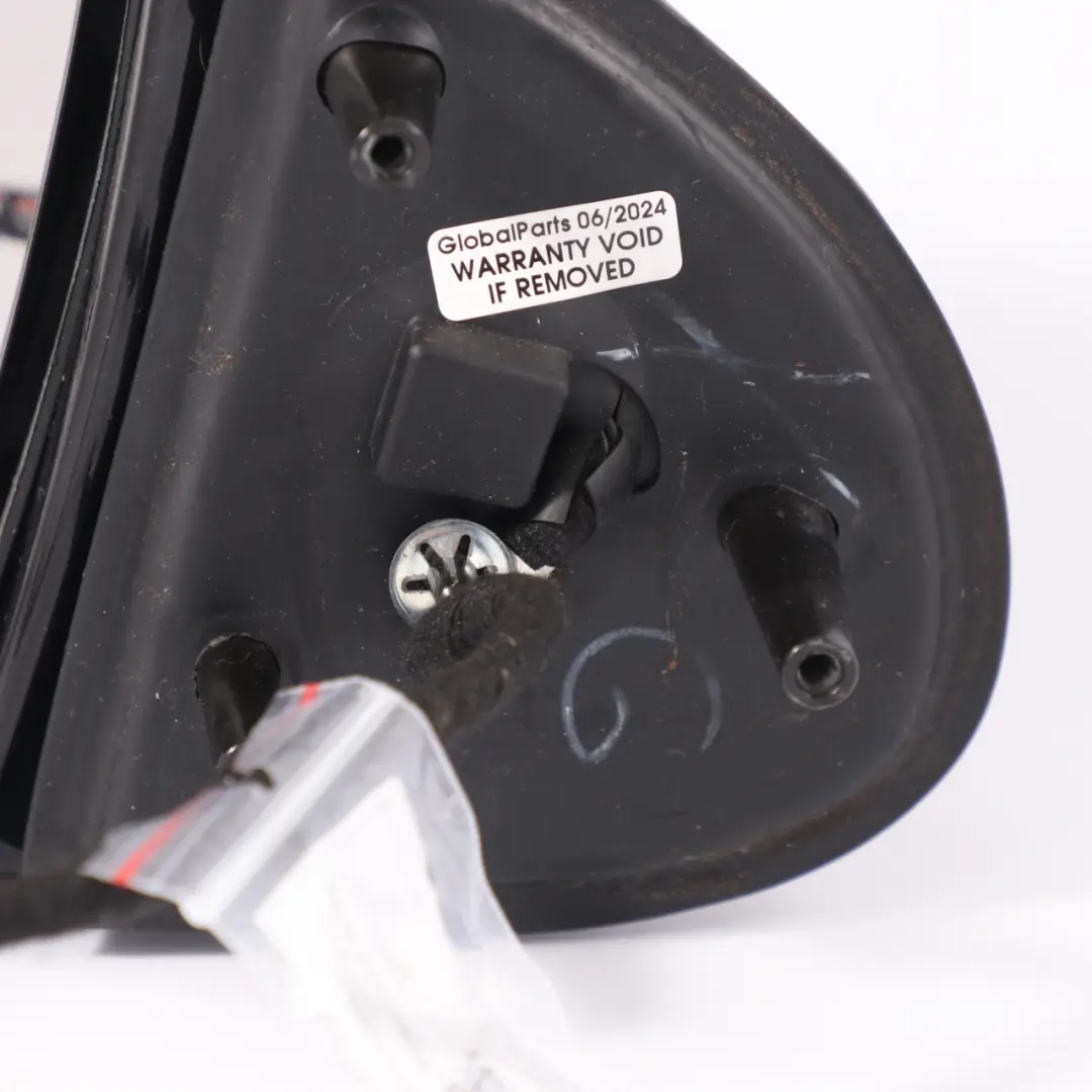 Wing Mirror Left N/S Power Fold Obsidian Black Metallic - 197 to Mercedes ML W164 with Part number A1648101193 Mercedes ML W164 Wing Mirror Left N/S Power Fold Obsidian Black Metallic - 197 - SKU rhd-A1648101193-OB1 - Part number A1648101193