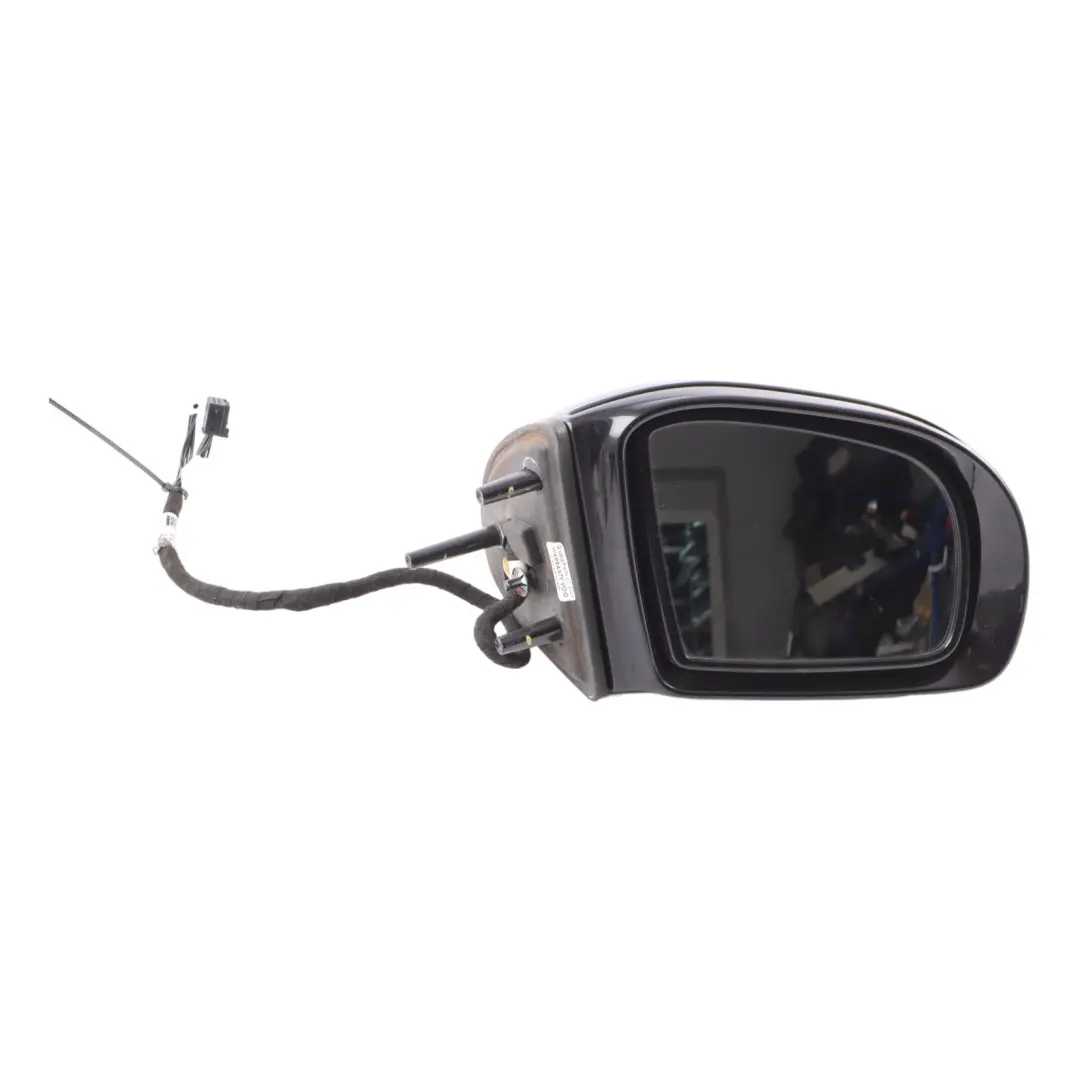 Mercedes ML W164 Wing Mirror Right O/S Power Fold Obsidian Black Metallic - 197 - SKU rhd-A1648101693-OB - Part number A1648101693