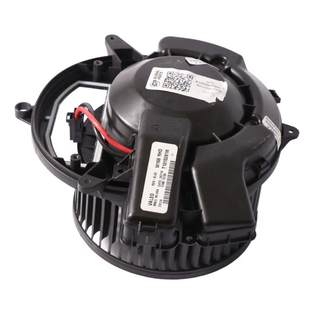 Heater Blower Motor Fan Unit to Mercedes ML W166 C292 with Part number A1669066200 Mercedes ML W166 C292 Heater Blower Motor Fan Unit - SKU rhd-A1669066200-1 - Part number A1669066200