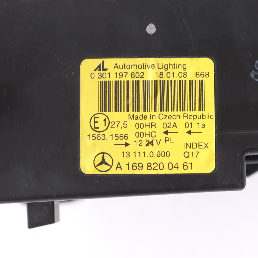 Mercedes-Benz A-Class W169 Headlight Headlamp Lamp Front Right O/S - SKU rhd-A1698200461-1 - Part number A1698200461