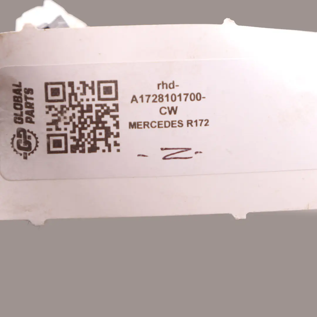 Mercedes SLK R172 Wing Mirror Door Left N/S Outside Calcite White - 650 - SKU rhd-A1728101700-CW - Part number A1728101700