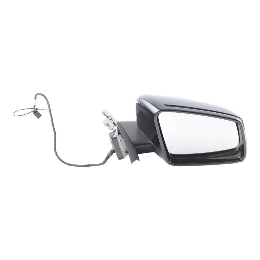 Wing Mirror Outside Power Fold Door Right O/S Kosmos Black - 191 to Mercedes W176 with Part number A1768100200 Mercedes W176 Wing Mirror Outside Power Fold Door Right O/S Kosmos Black - 191 - SKU rhd-A1768100200-COS - Part number A1768100200