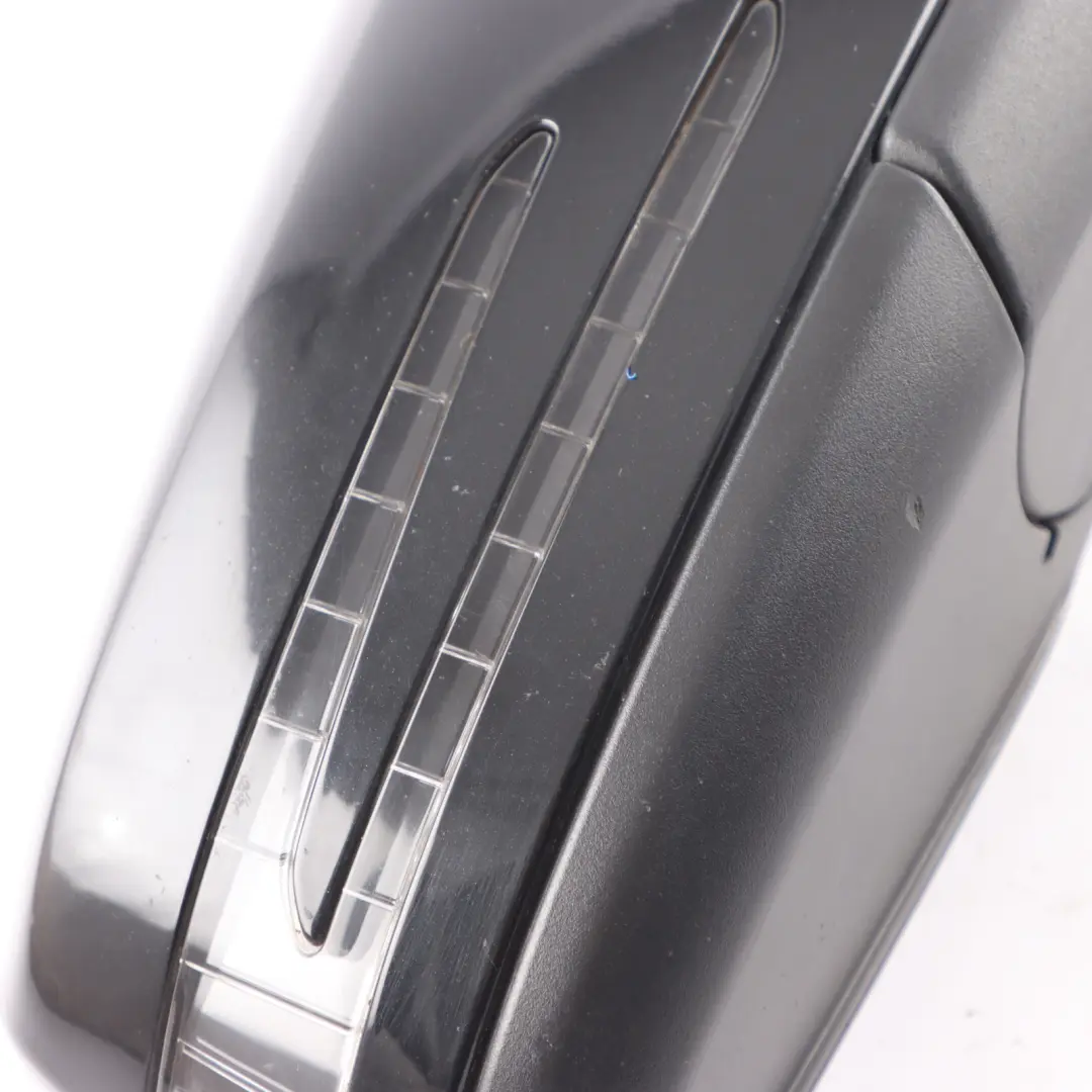 Mercedes W176 Wing Mirror Outside Power Fold Door Right O/S Kosmos Black - 191 - SKU rhd-A1768100200-COS - Part number A1768100200